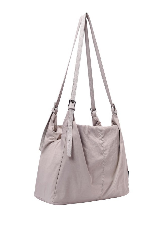 Lino Perros Womens Grey Hobo Bag - Image 2